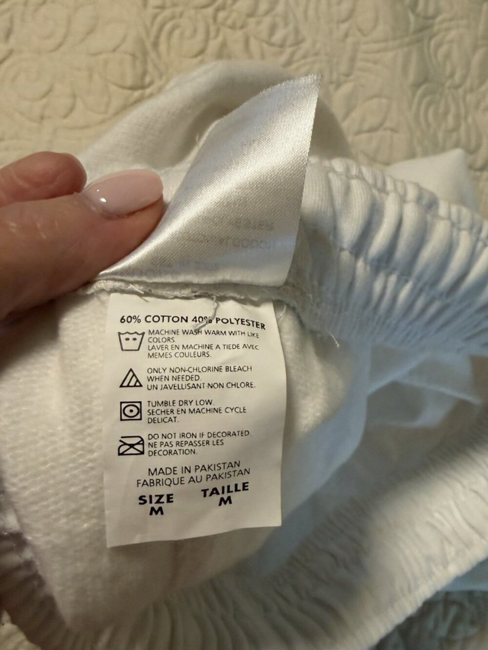Crooks & Castles White Medium Sweat Pants NEW - Picture 8 of 8